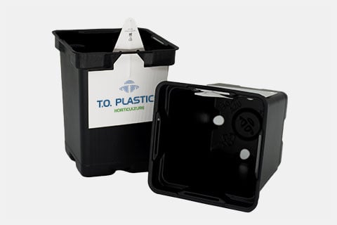 700112C - 3.25-Inch Pint Tag Slot Square Pots
