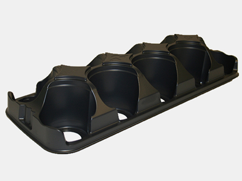 755814S - 430-GV Round Pot 10-Count Carry Trays