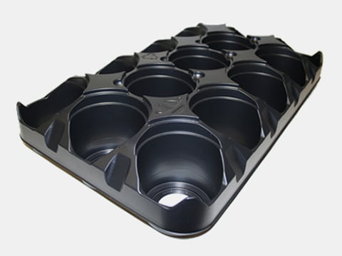 755824C - 425-GV Round Pot 15-Count Carry Trays