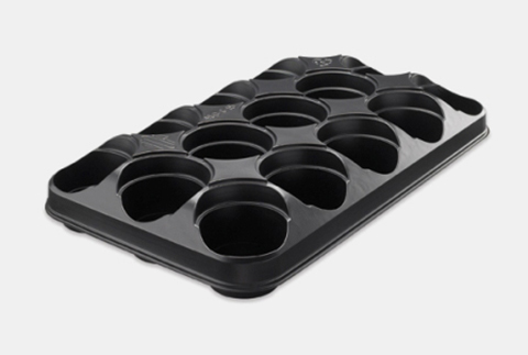 755838C - 450-GV Round Pot 15-Count Carry Trays