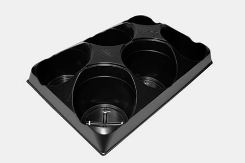 755855C - 650-AV Round Pot 6-Count Carry Trays