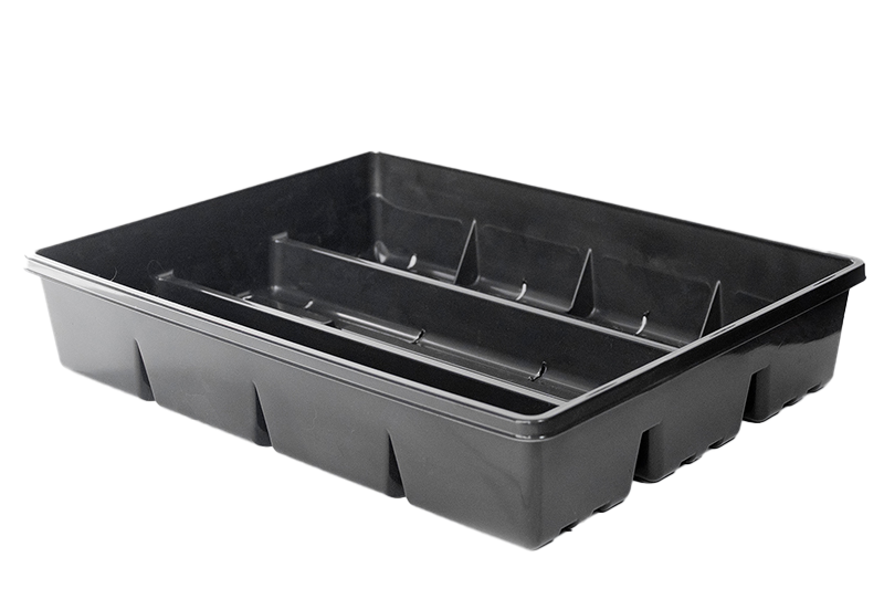 12-Count HW Carry Trays - 4.5in Square Pots