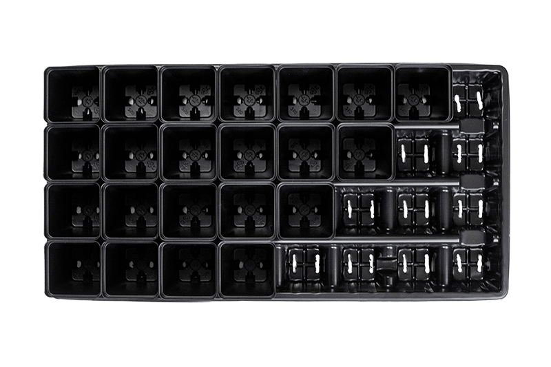 2.5-Inch Square Deep Pots