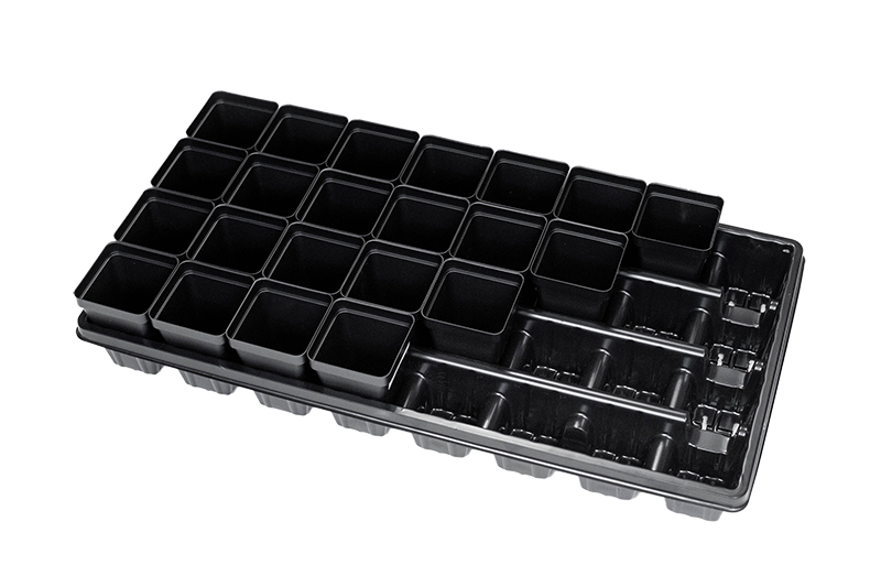 2.5-Inch Square Deep Pots