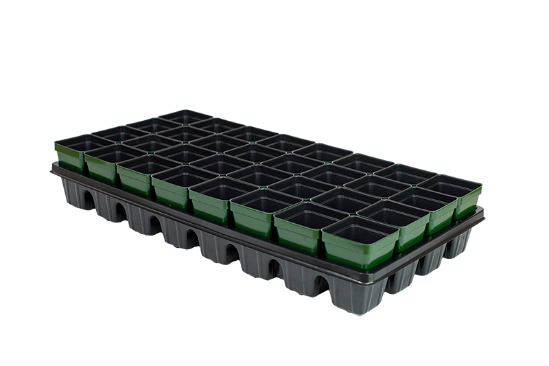 Colored Square Pots