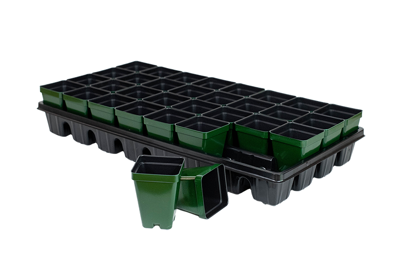32-Count Carry Trays for 2.5in Square Pots