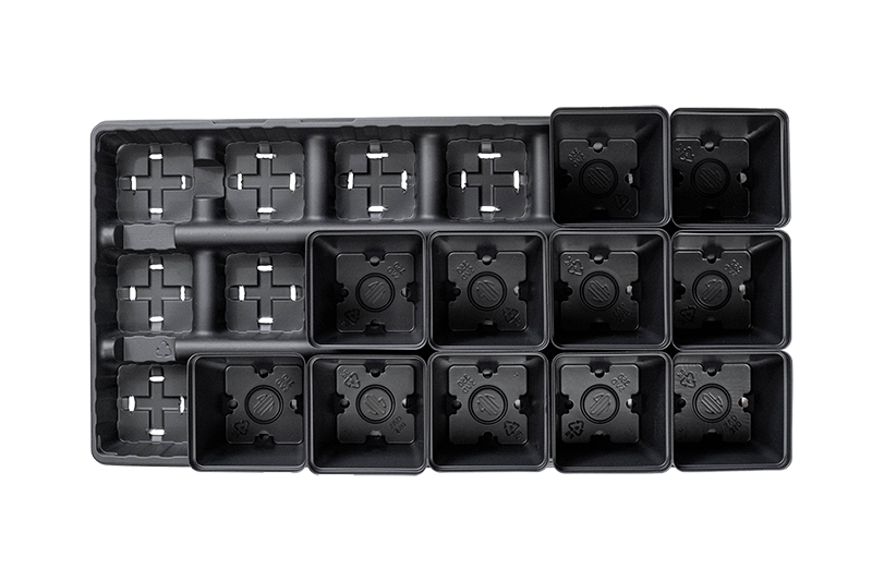 18-Count Carry Trays for 3.5in Square Pots