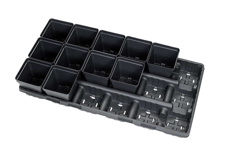 3.5-Inch Square Deep Pots