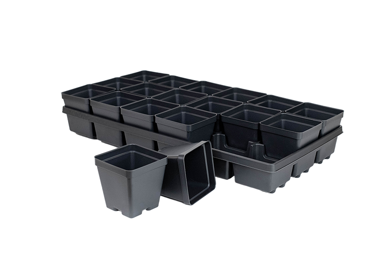 3.5-Inch Square Deep Pots