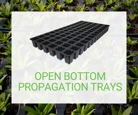 Open Bottom Propagation Trays